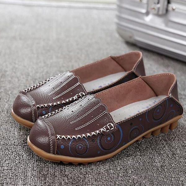 Myk Såle For Dame Uformell Komfortabel Slip On Flat Loafers